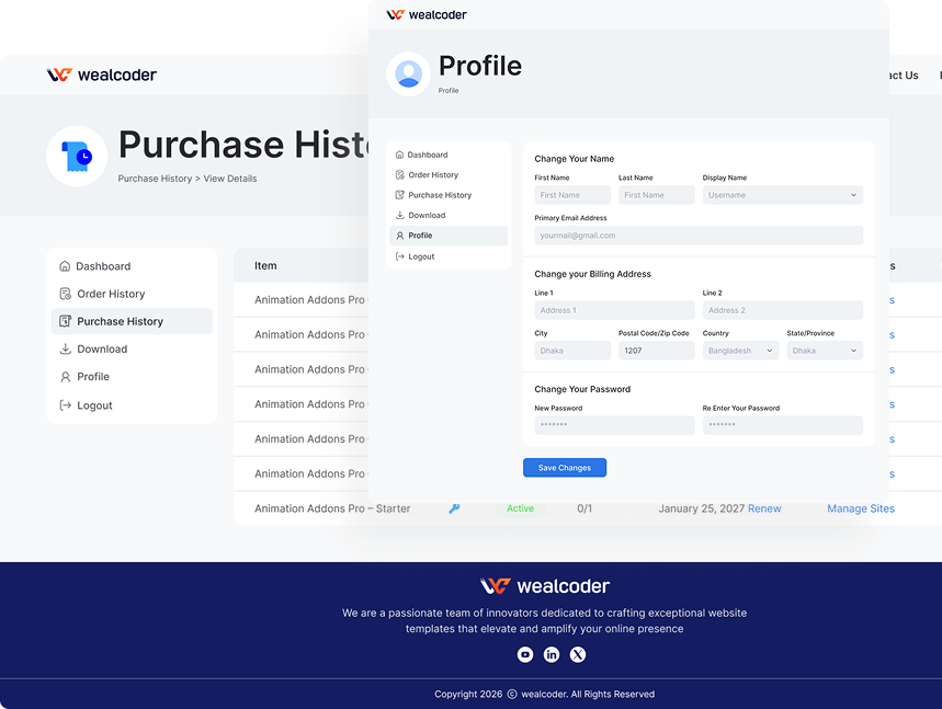Dashboard Preview